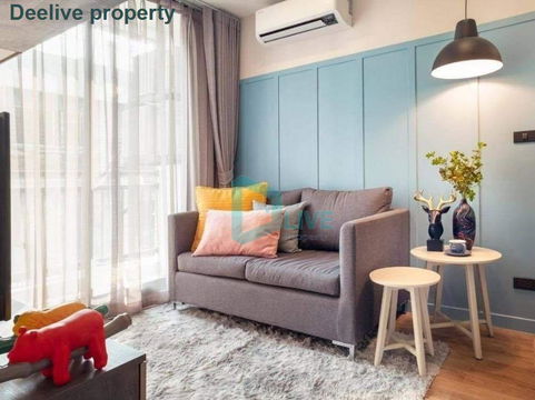 DL22100376 Condo for rent, Groove Ratchada - Rama 9 near MRT ศูนย์วัฒนธรรม, ready to move in, call urgently 0656133286 LineID @534wlwof