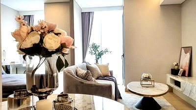 Condos for sale : LTH10385–Siamese Exclusive Queens FOR SALE size 35 Sq.m. 1 beds 1 baths Near MRT Queens SiriKit Station ONLY 9.2MB