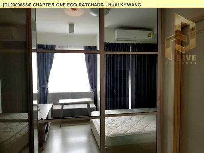 Condos for rent : DL23090554 Condo for rent, Chapter One Eco Ratchada - Huai Khwang  near MRT ห้วยขวาง, ready to move in, call urgently 0638692663 LineID @952jdxxk
