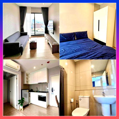 Condos for rent : The Tree Hua Mak interchange Condo for rent near The Mall Bangkapi, Nida, Ramkhamhaeng, Srinakarin, Lat Phrao.