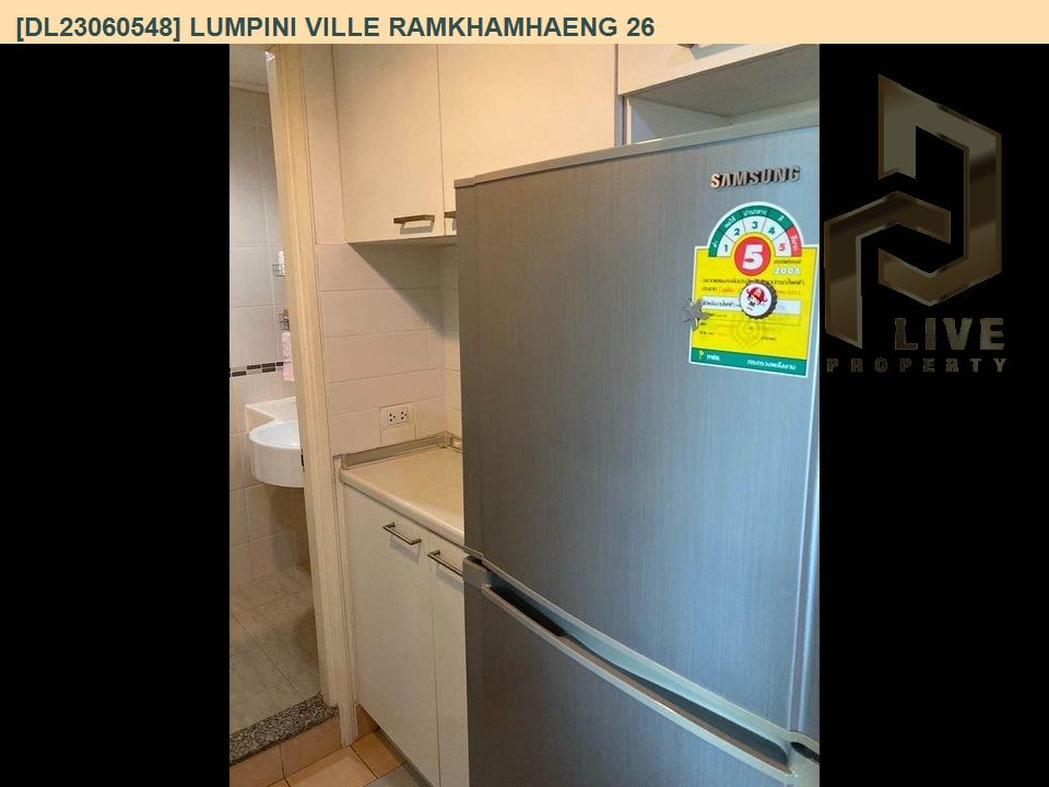 picture DL23060548 Condo for rent, Lumpini Ville Ramkhamhaeng 26 near ARL Hua Mak, ready to move in, call urgently 0638692663 LineID @534wlwof - 3/7