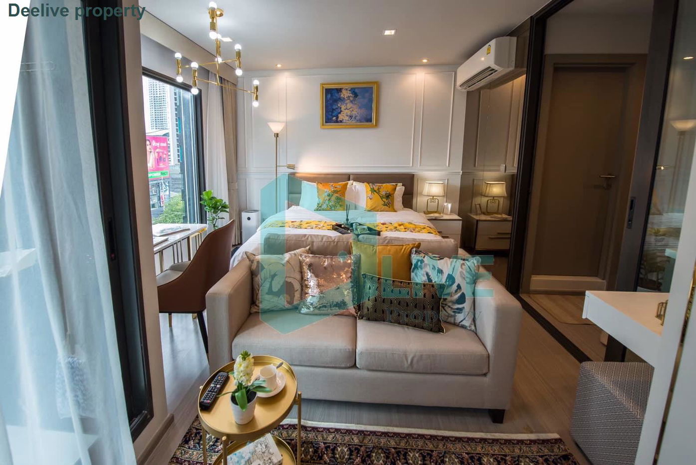 picture DL1154975 Condo for rent, Life Asoke - Rama 9 near MRT พระราม 9, ready to move in, call urgently 0614453194 LineID @162cjixi - 3/9