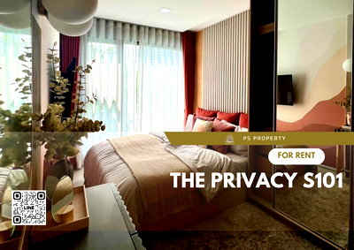 คอนโดให้เช่า : ให้เช่า📌THE PRIVACY S101📌 ใกล้ BTS ปุณณวิถี เฟอร์นิเจอร์ เครื่องใช้ไฟฟ้าครบ พร้อมเข้าอยู่ 