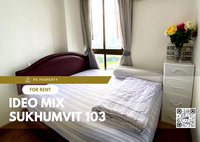 Condos for rent : For rent📣IDEO Mix Sukhumvit 103📣 near BTS Udomsuk, beautifully decorated, fully furnished, complete with electrical appliances.