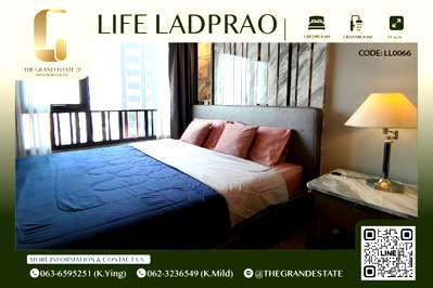 Condos for rent : ⭐️Life Ladprao ⭐️Nice decoration,Fully furnished,Nice view,Ready to move!!! - Closed to BTS HaYaek Lat Phrao