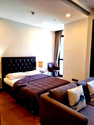 Condos for rent Central Silom : ATJ140 Condo for rent Ashton Chula-Silom 24th floor Size 33.75 sqm. 1 bed 1 bath 24,000 baht 064-959-8900