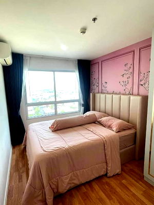 Condos for rent The Nine Rama 9 : LPS112 for Rent Lumpini Condo Ville Phatthanakarn-Srinakarin 18th floor, city view 33.66m2 1 bed 1 bath 18,000 baht 064-959-8900