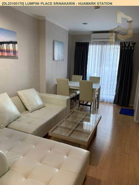 DL23100170 Condo for rent, Lumpini Place Srinakarin - Huamark Station near Airport Rail Link Hua Mak, ready to move in, call urgently 0656133286 LineID @655ebbvc