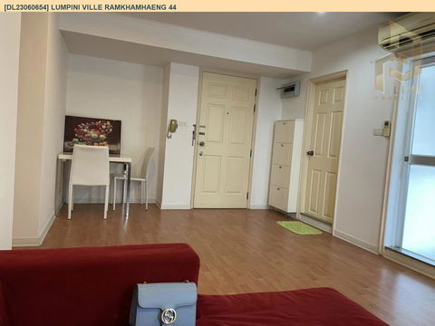 DL23060654 Condo for rent, Lumpini Ville Ramkhamhaeng 44 near -, ready to move in, call urgently 0638692663 LineID @897iyzll