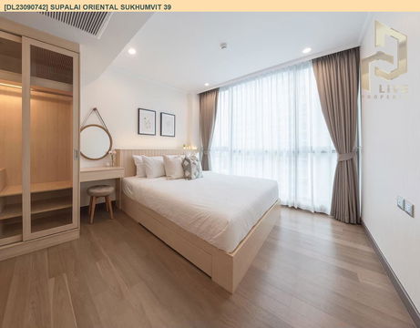 DL23090742 Condo for rent, Supalai Oriental Sukhumvit 39 near BTS Phrom Phong, ready to move in, call urgently 0656133286 LineID @655ebbvc