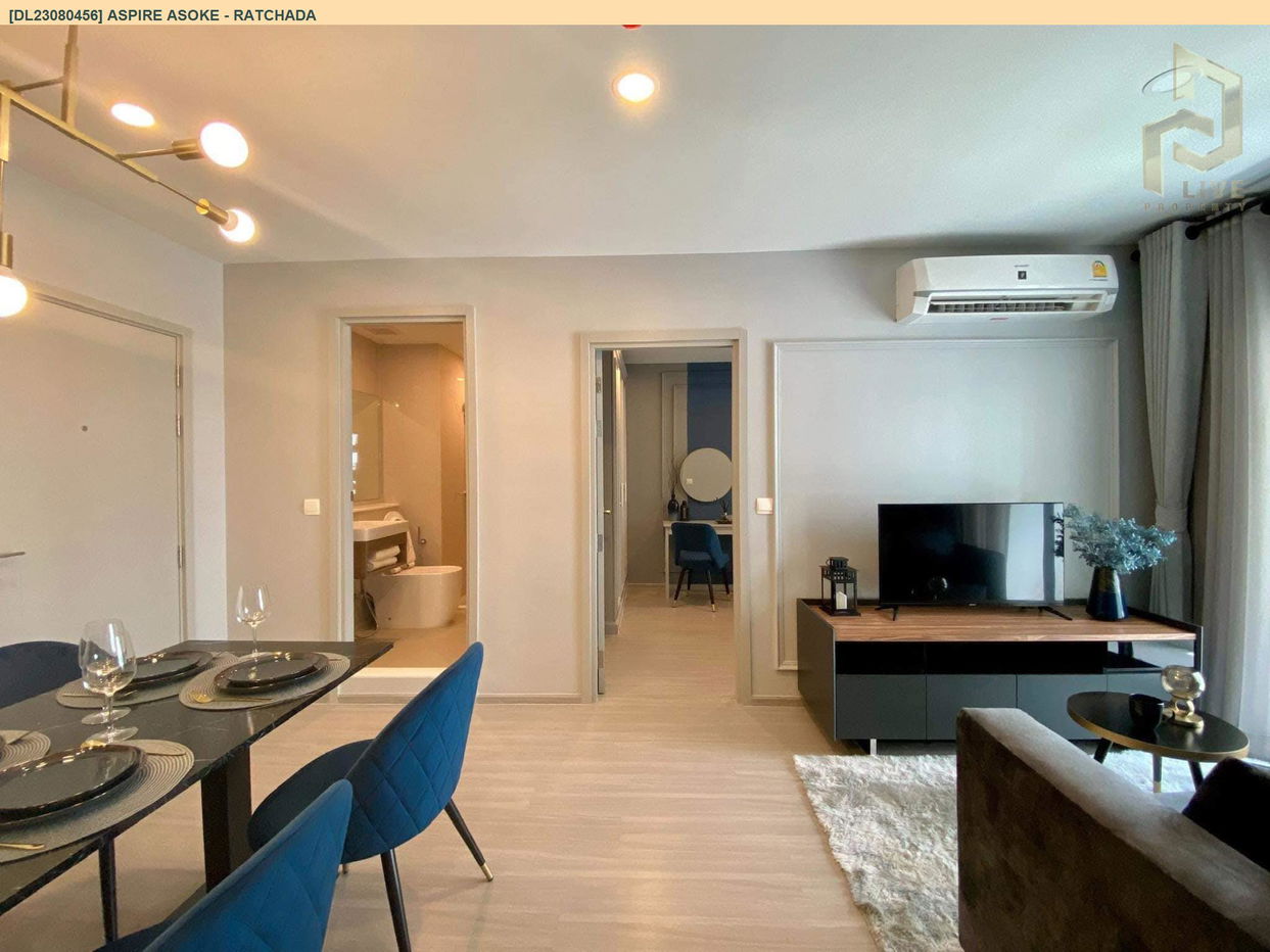 picture DL23080456 Condo for rent, Aspire Asoke - Ratchada near MRT พระราม 9, ready to move in, call urgently 0656133286 LineID @655ebbvc - 3/9