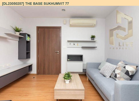 DL23050257 Condo for rent, The Base Sukhumvit 77 near BTS On Nut, ready to move in, call urgently 0656133286 LineID @534wlwof