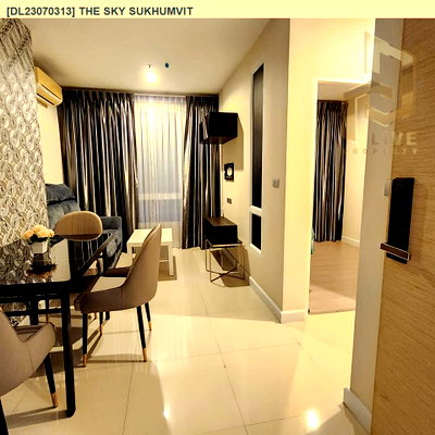 คอนโดให้เช่า : DL23070313 ให้เช่าคอนโด เดอะ สกาย สุขุมวิท (The Sky Sukhumvit) ใกล้ BTS อุดมสุข พร้อมเข้าอยู่ โทรด่วน 0614453194 LineID @952jdxxk