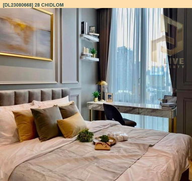 DL23080668 Condo for rent, 28 Chidlom near BTS Chit Lom, ready to move in, call urgently 0656133286 LineID @655ebbvc