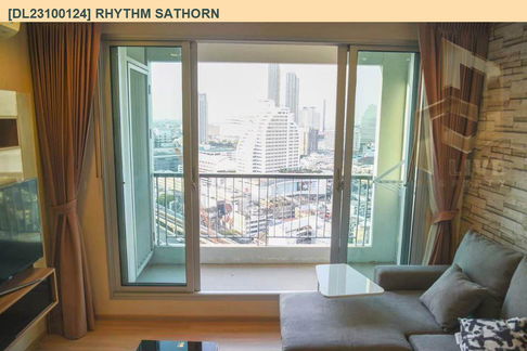 DL23100124 Condo for rent, Rhythm Sathorn near BTS Saphan Taksin, ready to move in, call urgently 0638692663 LineID @534wlwof