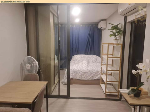 DL23080724 Condo for rent, THE PRIVACY S101 near BTS Punnawithi, ready to move in, call urgently 0656133286 LineID @655ebbvc