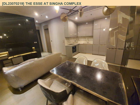 DL23070219 Condo for rent, The Esse at Singha Complex near MRT เพชรบุรี, ready to move in, call urgently 0656133286 LineID @655ebbvc
