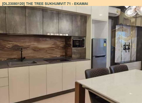 DL23080120 Condo for rent, The Tree Sukhumvit 71 - Ekamai near สายสีส้ม, ready to move in, call urgently 0656133286 LineID @534wlwof
