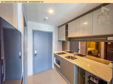 DL23080487 Condo for rent, IDEO Sathorn - Wongwian Yai near BTS Wongwian Yai, ready to move in, call urgently 0656133286 LineID @655ebbvc