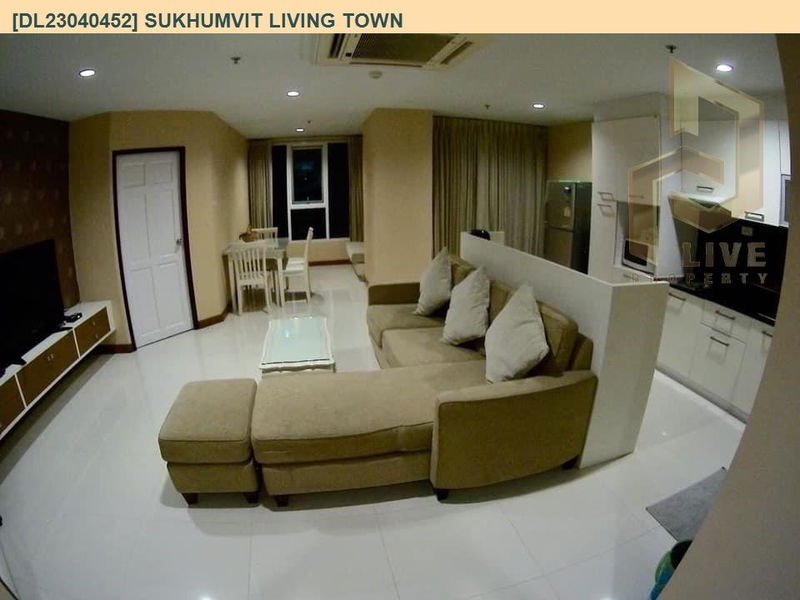 คอนโดให้เช่า : DL23040452 ให้เช่าคอนโด สุขุมวิท ลิฟวิ่ง ทาวน์ (Sukhumvit Living Town) ใกล้ MRT เพชรบุรี พร้อมเข้าอยู่ โทรด่วน 0638692663 LineID @897iyzll