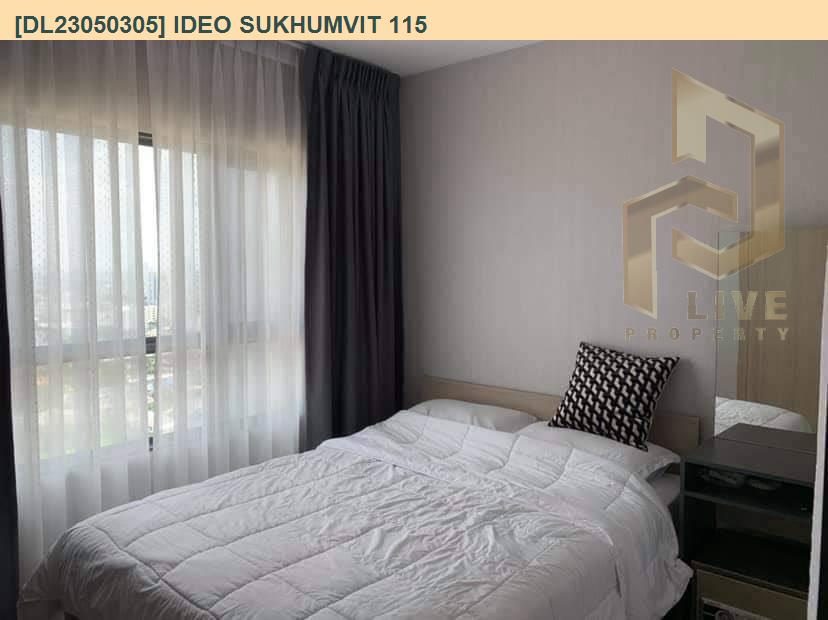 DL23050305 Condo for rent, IDEO Sukhumvit 115 near BTS Pu Chao, ready to move in, call urgently 0653619502 LineID @952jdxxk
