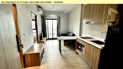 Condos for rent : DL23080097 Condo for rent, Altitude Unicorn Sathorn - Thapra near BTS Talat Phlu, ready to move in, call urgently 0614453194 LineID @162cjixi