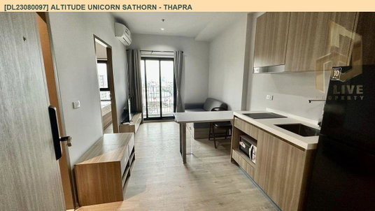 รูปภาพ DL23080097 Condo for rent, Altitude Unicorn Sathorn - Thapra near BTS Talat Phlu, ready to move in, call urgently 0638692663 LineID @655ebbvc