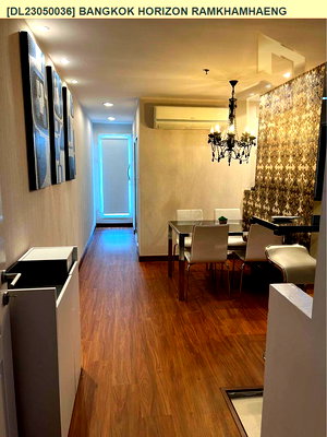 คอนโดให้เช่า : DL23050036 ให้เช่าคอนโด แบงค์คอก ฮอไรซอน รามคำแหง (Bangkok Horizon Ramkhamhaeng) ใกล้ ARL หัวหมาก พร้อมเข้าอยู่ โทรด่วน 0800343450 LineID @655ebbvc