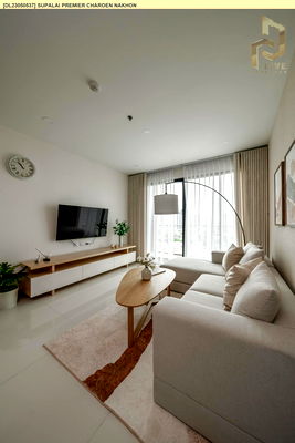 Condos for rent ตลาดปากคลองตลาด : DL23050537 Condo for rent, Supalai Premier Charoen Nakhon near BTS Klong San, ready to move in, call urgently 0656133286 LineID @655ebbvc