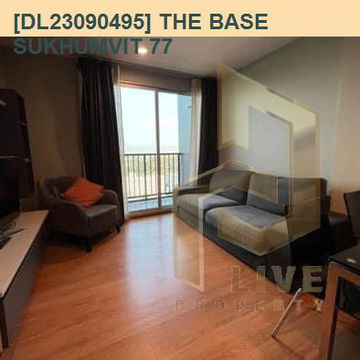 DL23090495 Condo for rent, The Base Sukhumvit 77 near BTS On Nut, ready to move in, call urgently 0656133286 LineID @655ebbvc