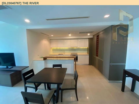 DL23040767 Condo for rent, The River near BTS Krung Thon Buri, ready to move in, call urgently 0656133286 LineID @655ebbvc