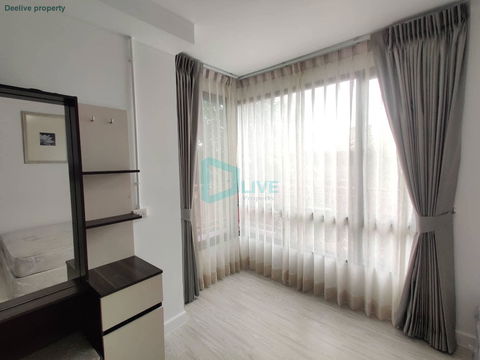 DL23020622 Condo for rent, L Style  near MRT ห้วยขวาง, ready to move in, call urgently 0656133286 LineID @655ebbvc