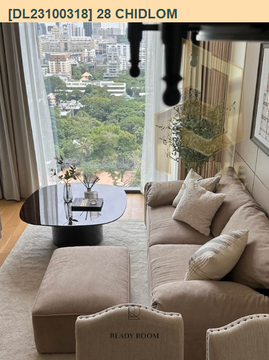 DL23100318 Condo for rent, 28 Chidlom near BTS Chit Lom, ready to move in, call urgently 0656133286 LineID @655ebbvc