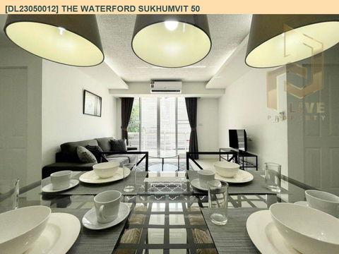 DL23050012 Condo for rent, The Waterford Sukhumvit 50 near BTS On Nut, ready to move in, call urgently 0638692663 LineID @534wlwof
