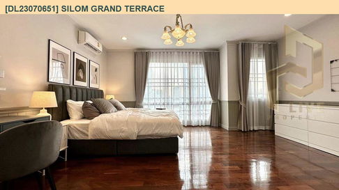 DL23070651 Condo for rent, Silom Grand Terrace near BTS Sala Daeng, ready to move in, call urgently 0656133286 LineID @655ebbvc