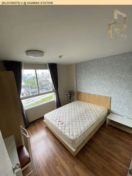 DL23100273 Condo for rent, U @ Huamak Station near ARL Hua Mak, ready to move in, call urgently 0638692663 LineID @897iyzll