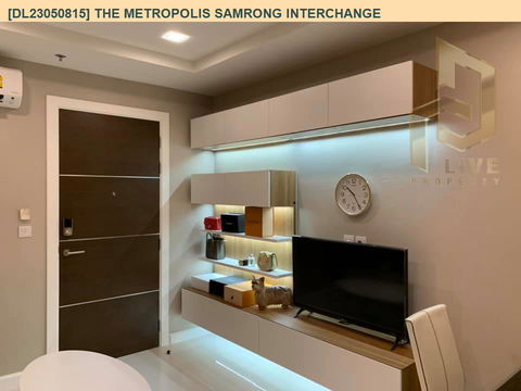 DL23050815 Condo for rent, The Metropolis Samrong Interchange near BTS Samrong, ready to move in, call urgently 0638692663 LineID @162cjixi