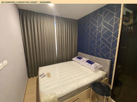 DL23080363 Condo for rent, Chewathai Kaset - Nawamin near -, ready to move in, call urgently 0656133286 LineID @655ebbvc