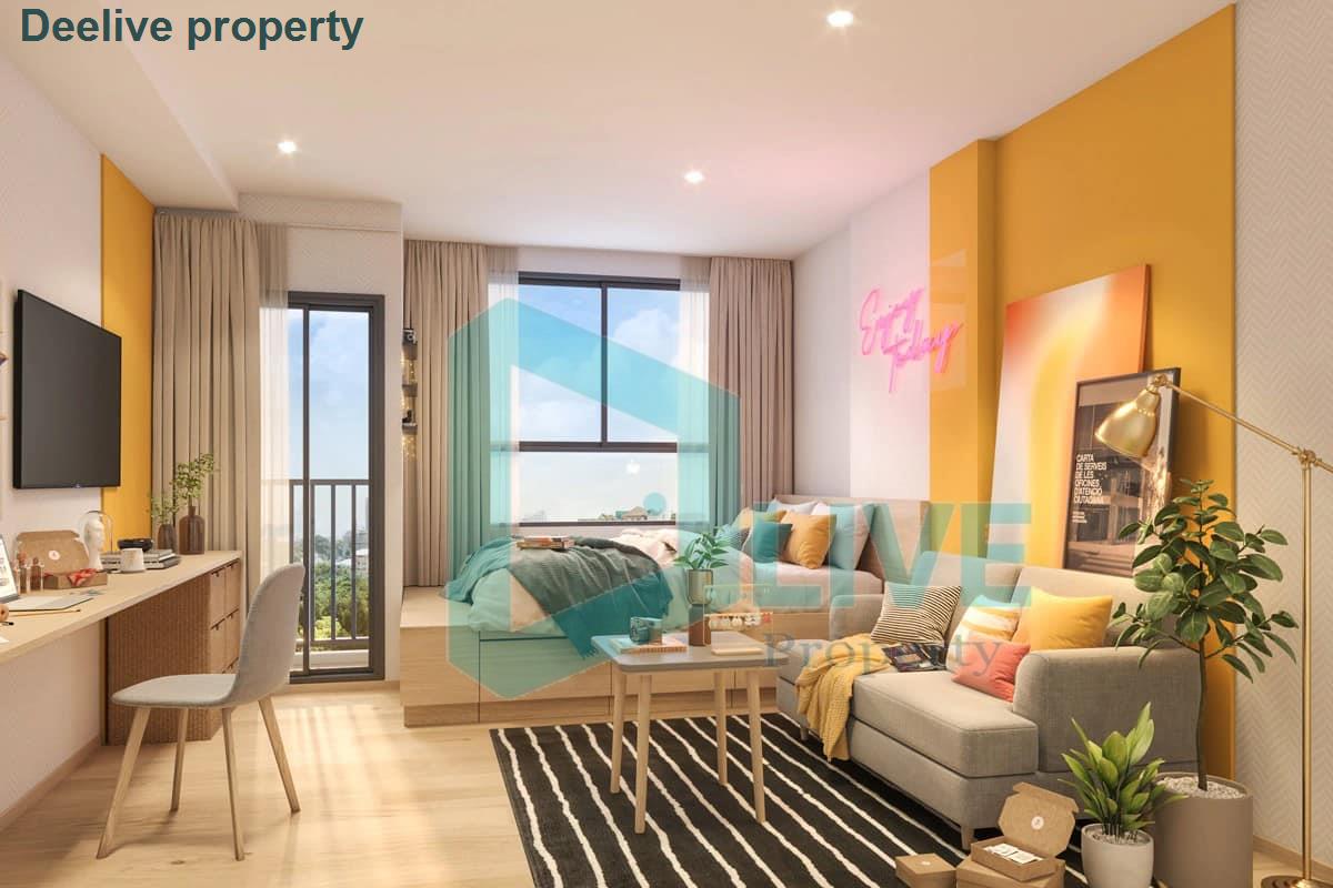picture DL22120388 Condo for rent, THE MUVE Ram 22 near MRT รามคำแหง 12, ready to move in, call urgently 0656133286 LineID @655ebbvc - 1/5