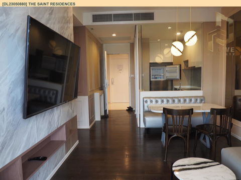 DL23050880 Condo for rent, The Saint Residences near MRT พหลโยธิน, ready to move in, call urgently 0656133286 LineID @655ebbvc
