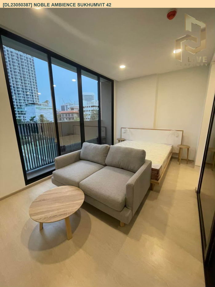 รูป DL23050387 ให้เช่าคอนโด โนเบิล แอมเบียนส์ สุขุมวิท 42 (Noble Ambience Sukhumvit 42) ใกล้ BTS เอกมัย พร้อมเข้าอยู่ โทรด่วน 0638692663 LineID @534wlwof - รูปที่ 3/4