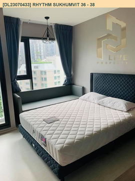DL23070433 Condo for rent, Rhythm Sukhumvit 36 - 38 near BTS Thong Lo, ready to move in, call urgently 0638692663 LineID @897iyzll