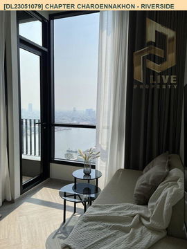 DL23051079 Condo for rent, Chapter Charoennakhon - Riverside near BTS Krung Thon Buri, ready to move in, call urgently 0638692663 LineID @523dslwi