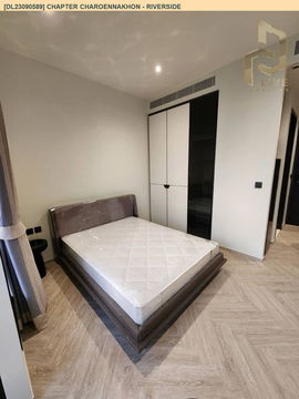 DL23090589 Condo for rent, Chapter Charoennakhon - Riverside near BTS Krung Thon Buri, ready to move in, call urgently 0656133286 LineID @655ebbvc