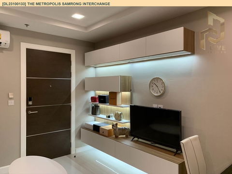 DL23100133 Condo for rent, The Metropolis Samrong Interchange near BTS Samrong, ready to move in, call urgently 0638692663 LineID @162cjixi