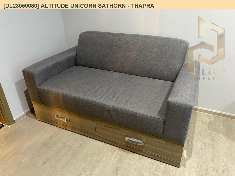 รูป DL23050080 ให้เช่าคอนโด อัลติจูด ยูนิคอร์น สาทร - ท่าพระ (Altitude Unicorn Sathorn - Thapra) ใกล้ BTS ตลาดพลู พร้อมเข้าอยู่ โทรด่วน 0614453194 LineID @952jdxxk - รูปที่ 1/7