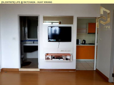 Condos for rent : DL23070078 Condo for rent, Life @ Ratchada - Huay Kwang near MRT ห้วยขวาง, ready to move in, call urgently 0653619502 LineID @952jdxxk