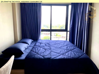 Condos for rent : DL23040719 Condo for rent, The Excel Hideaway Sukhumvit 50 near BTS On Nut, ready to move in, call urgently 0656133286 LineID @534wlwof
