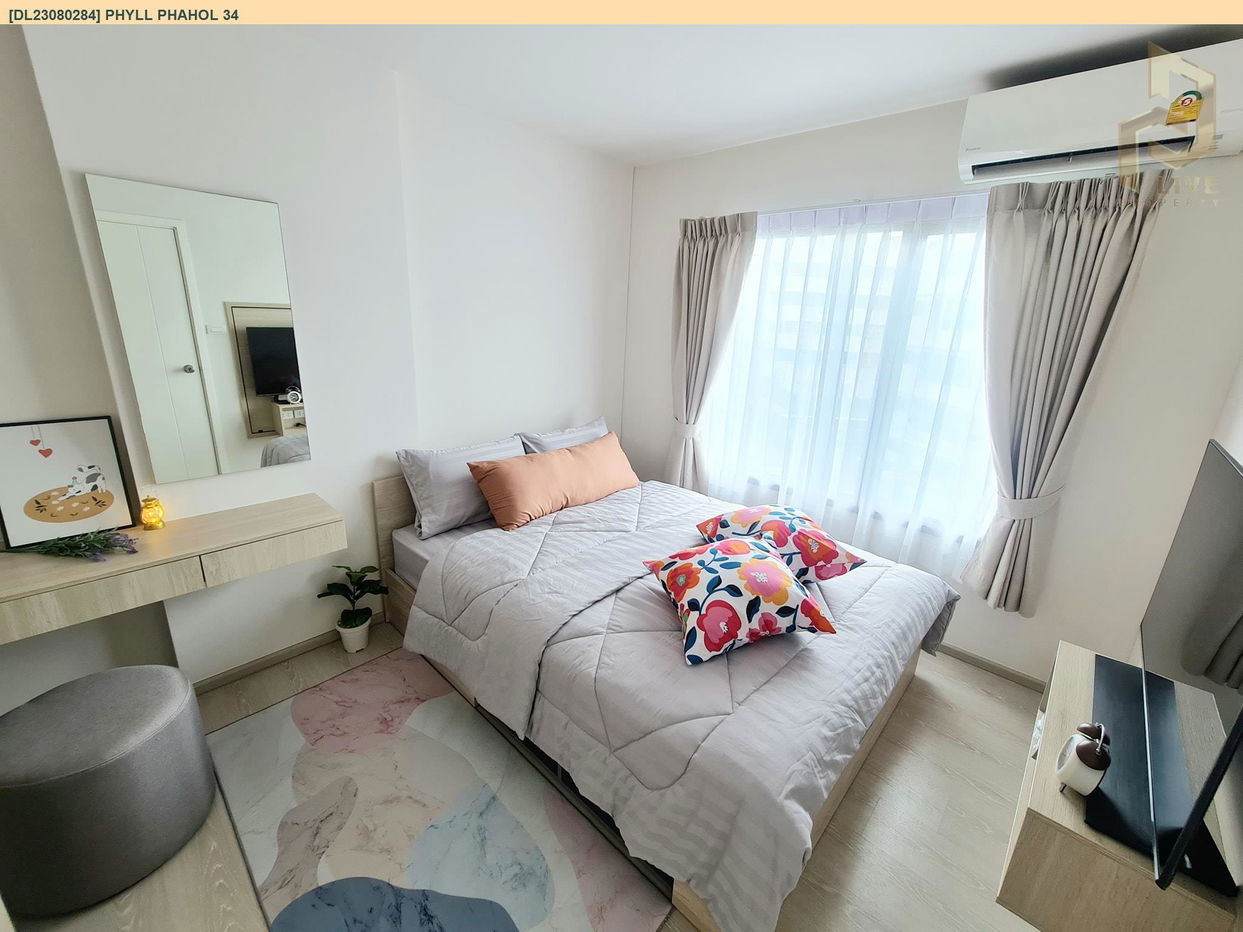 picture DL23080284 Condo for rent, Phyll Phahol 34 near BTS Sena Nikhom, ready to move in, call urgently 0656133286 LineID @655ebbvc - 4/8