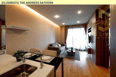คอนโด BTS เซนต์หลุยส์ : DL23080373 ขายคอนโด ดิ แอดเดรส สาทร (The Address Sathorn) ใกล้ BTS เซ็นต์หลุยส์ พร้อมเข้าอยู่ โทรด่วน 0614453194 LineID @162cjixi